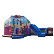 inflatable bouncy pirate castle